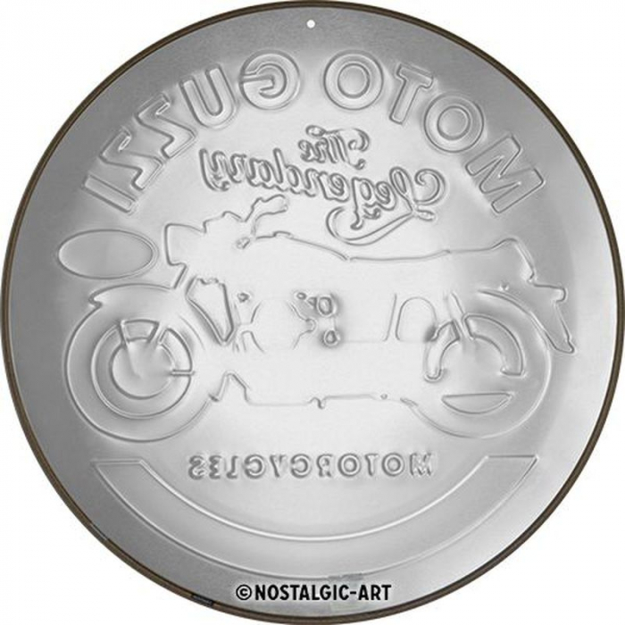 Blechschild Moto Guzzi rund 3